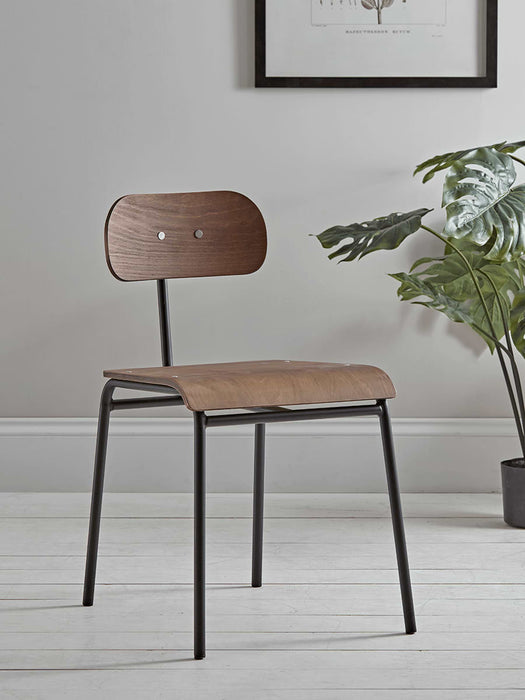 Two Old School Dining Chairs