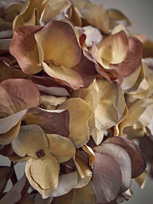 Three Faux Hydrangea Stems - Mauve