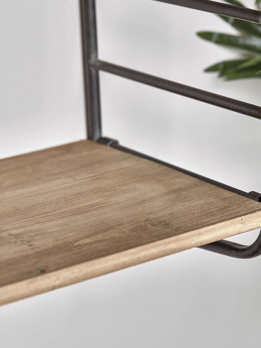 Adjustable Wooden Wall Shelf