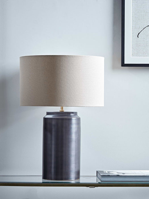 Aged Copper Table Lamp