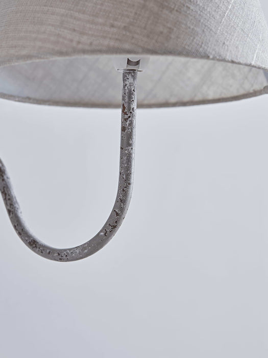Antique Effect Wall Light - Whitewashed