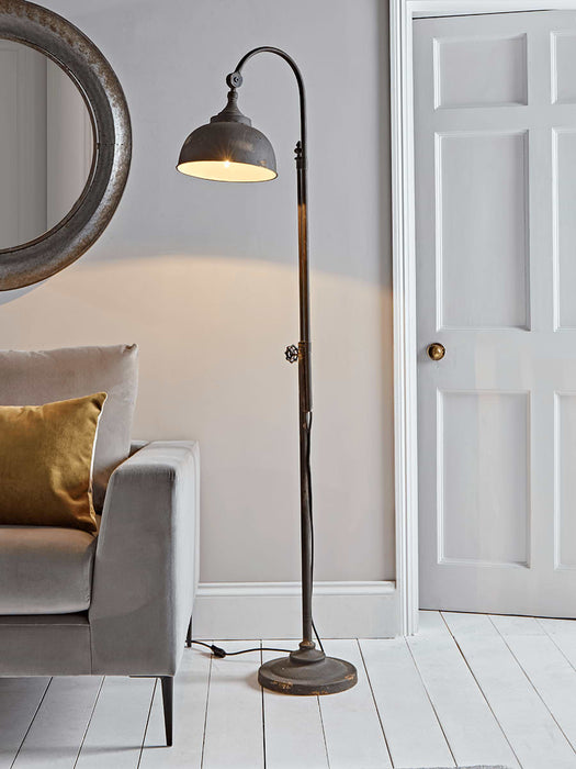 Aged Industrial Floor Light