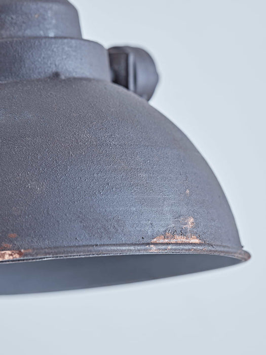 Aged Industrial Wall Light