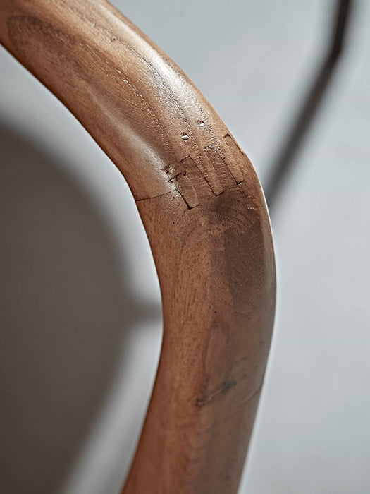 Ribbed Leather Armchair - Tan