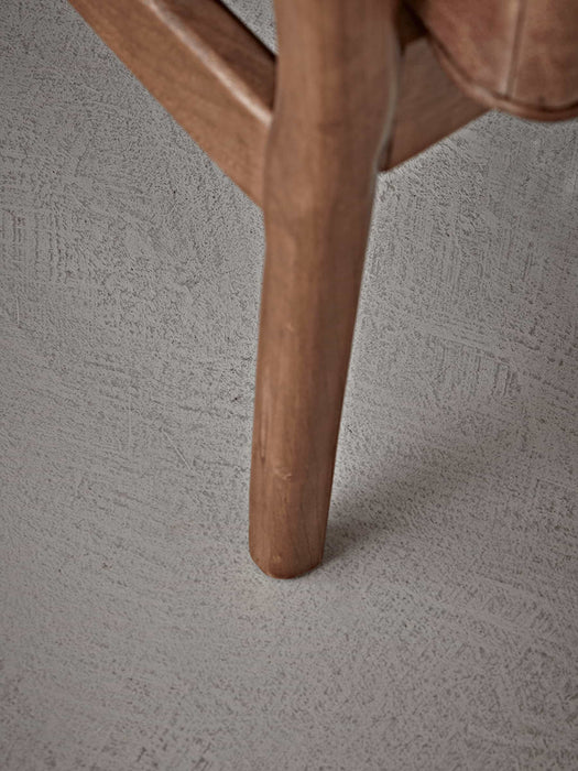 Ribbed Leather Armchair - Tan