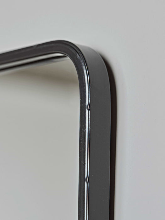 Black Metal Hallway Mirror