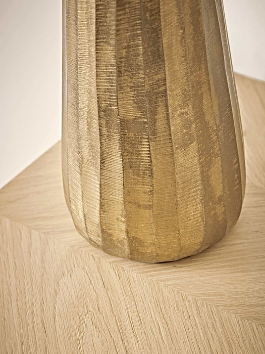 Brass & Blush Tapered Table Lamp