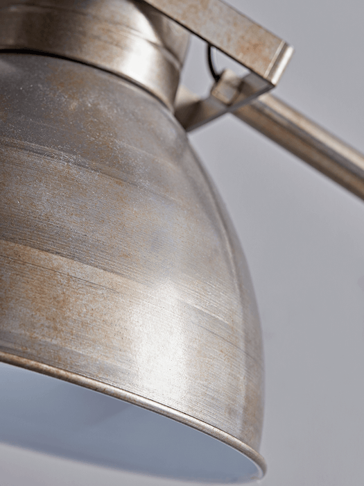 Burnished Silver Floor Lamp