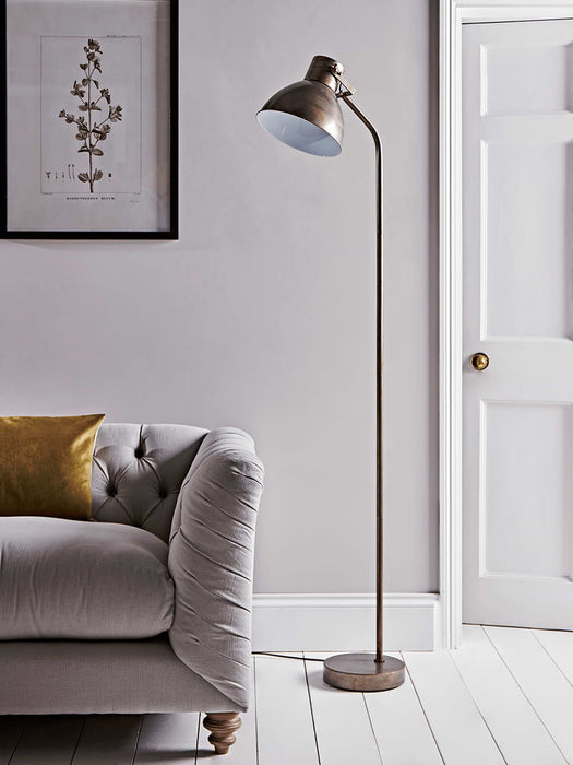 Burnished Silver Floor Lamp