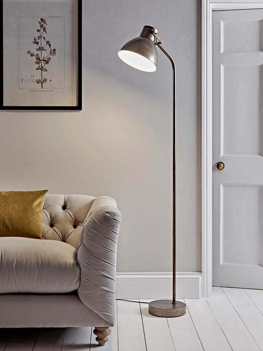 Burnished Silver Floor Lamp