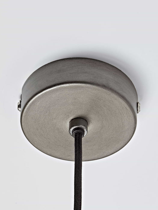 Burnished Silver Pendant