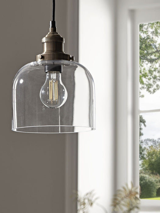 Brass & Glass Pendant