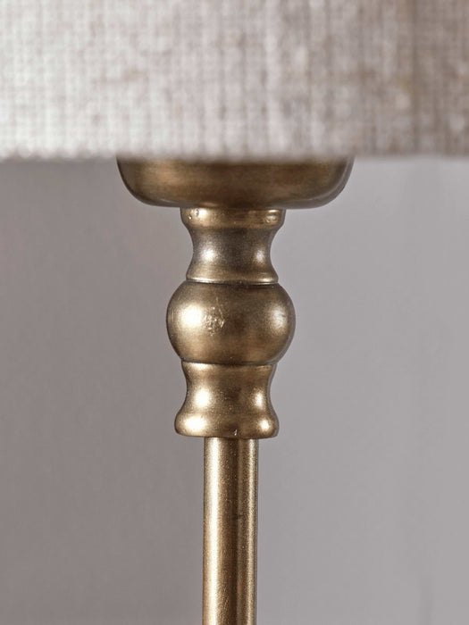 Slim Brass Bedside Lamp