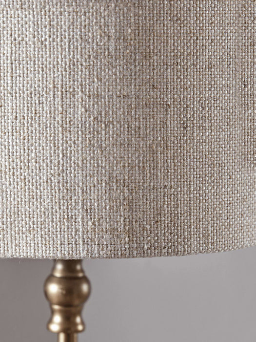Slim Brass Bedside Lamp