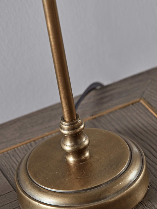 Slim Brass Bedside Lamp