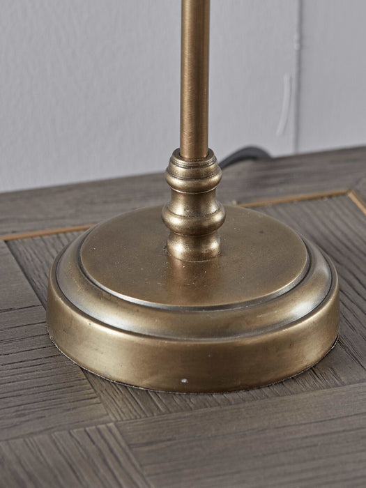 Slim Brass Bedside Lamp