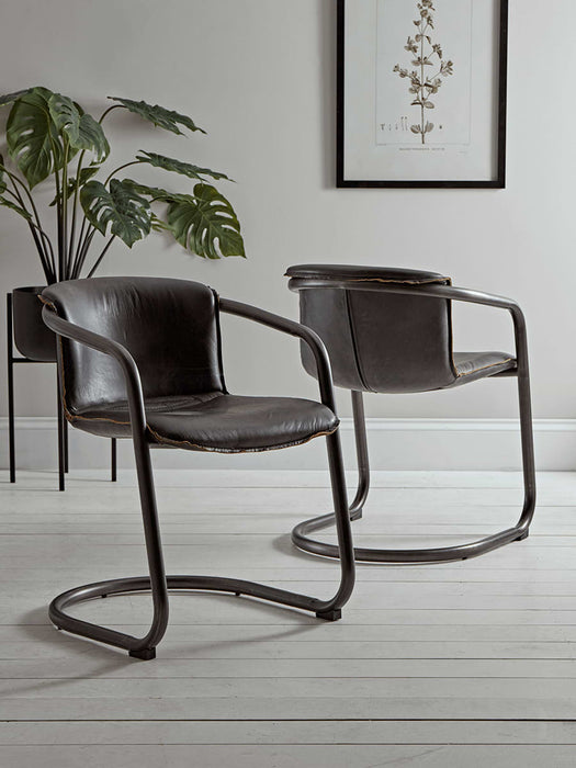 Byron Leather Dining Chair