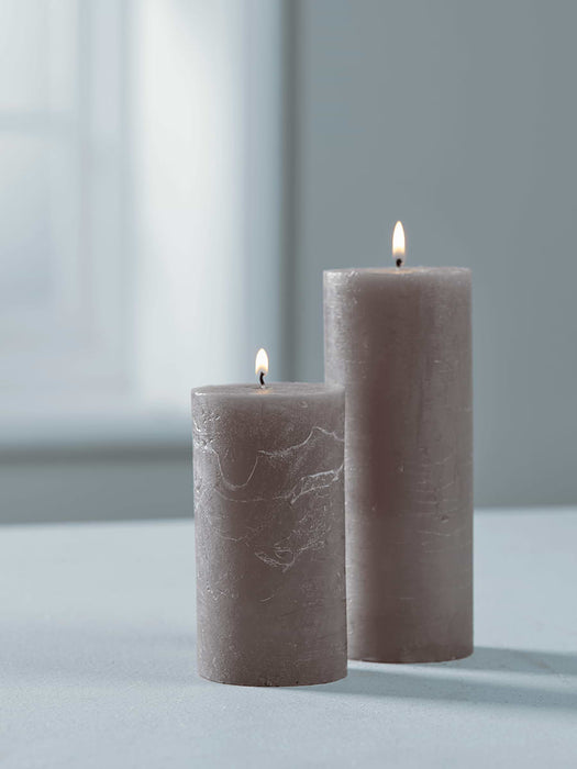 Rustic Candle Medium - Sand