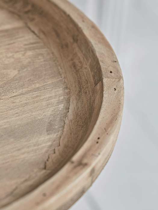 Carved Top Side Table