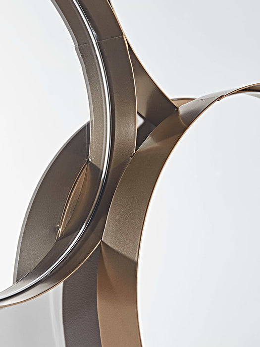 Gold Circles Mirror