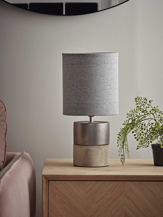 Concrete Bedside Lamp