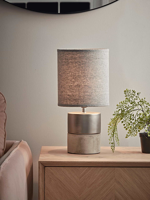 Concrete Bedside Lamp