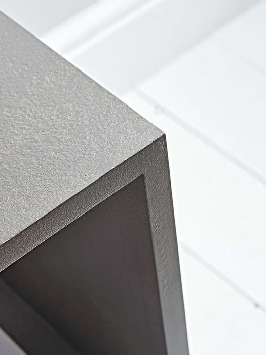 Concrete Effect Cube Side Table