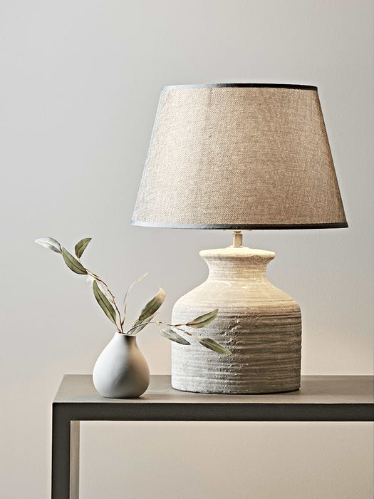 Concrete Effect Bedside Lamp
