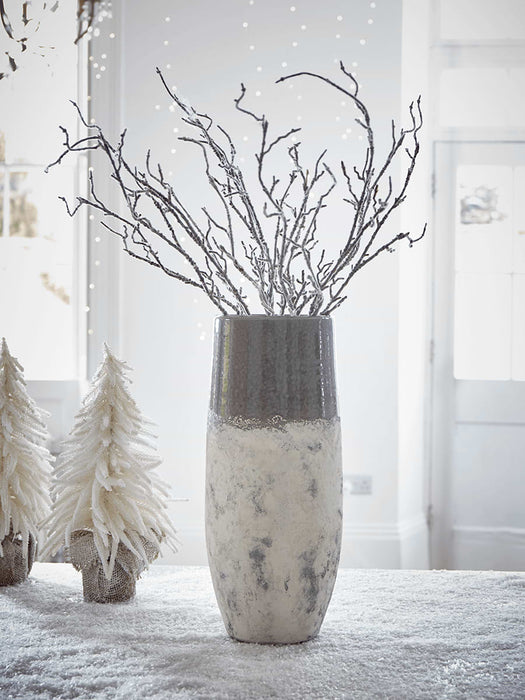 Three Flocked Twigs
