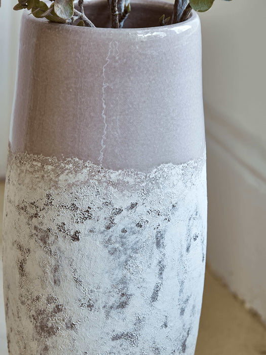 Dipped Terracotta Vase - Blush
