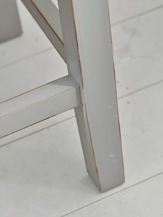 Distressed Grey Bedside Table