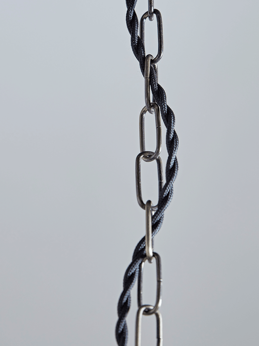 Fluted Droplet Glass Pendant