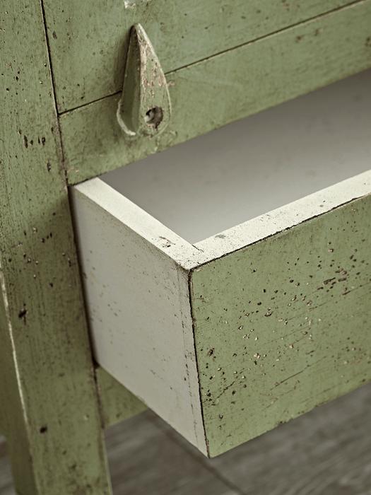 Distressed Painted Tall Cabinet