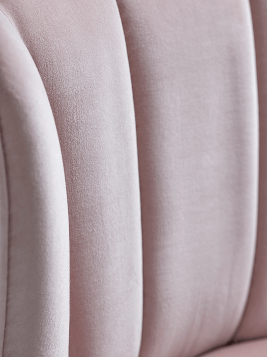 Westbury Chair - Blush Cotton Velvet