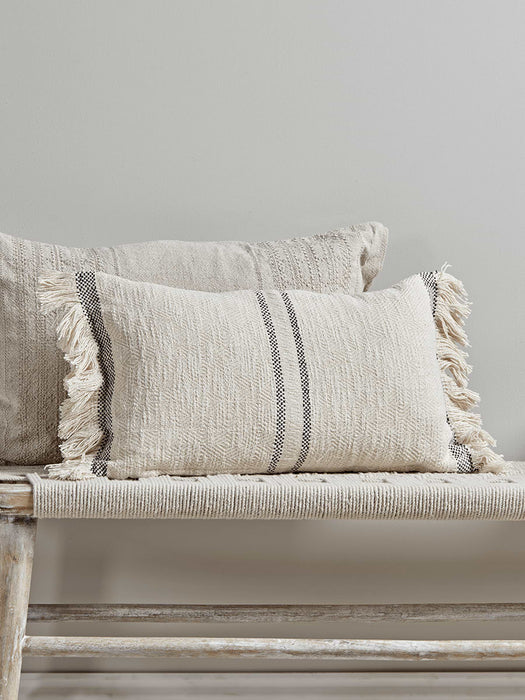 Woven Fringed Cushion