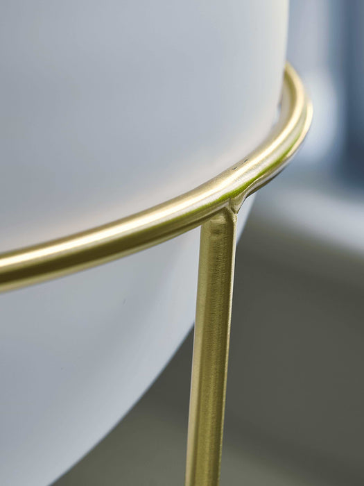 Frosted Glass Globe Lamp