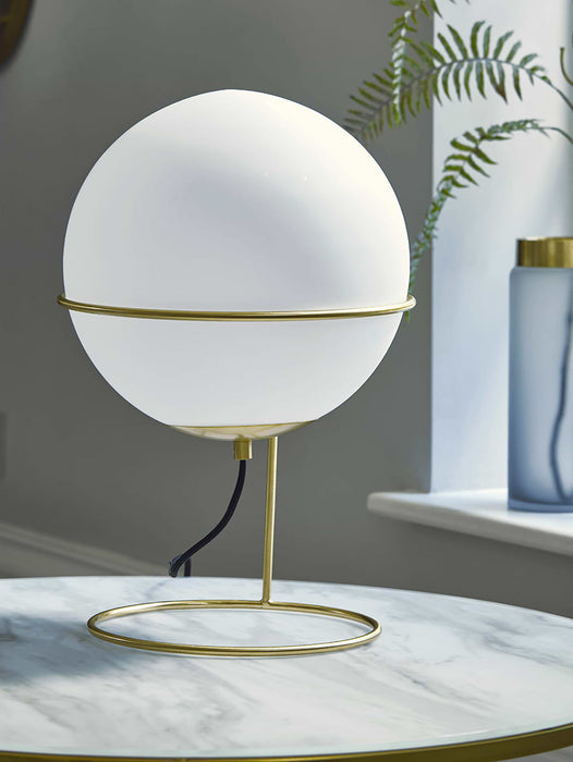 Frosted Glass Globe Lamp