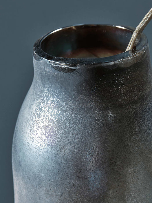 Grey Frosted Lustre Vase