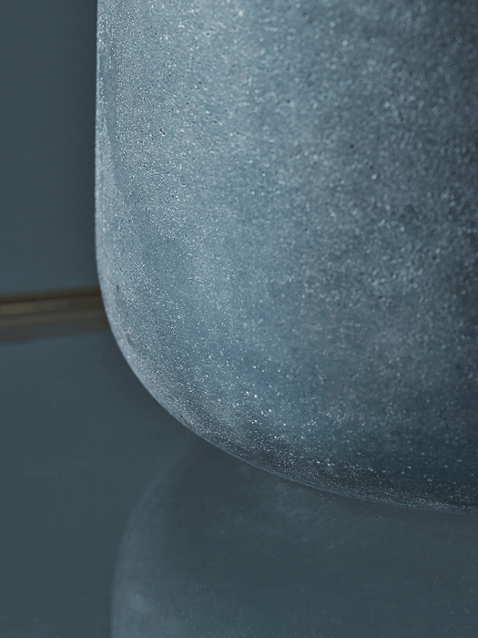 Grey Frosted Lustre Vase