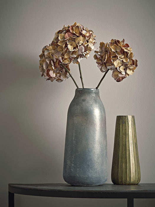 Three Faux Hydrangea Stems - Mauve