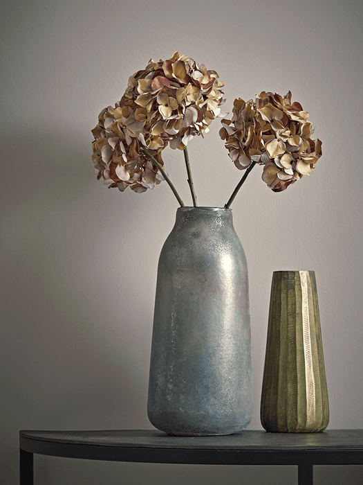 Grey Frosted Lustre Vase