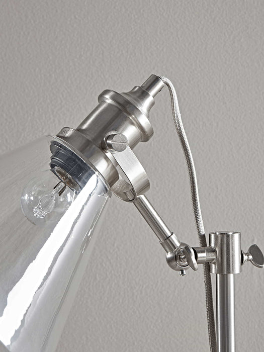 Glass & Concrete Floor Lamp
