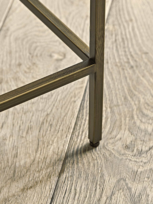 Villette Coffee Table - Burnished Brass