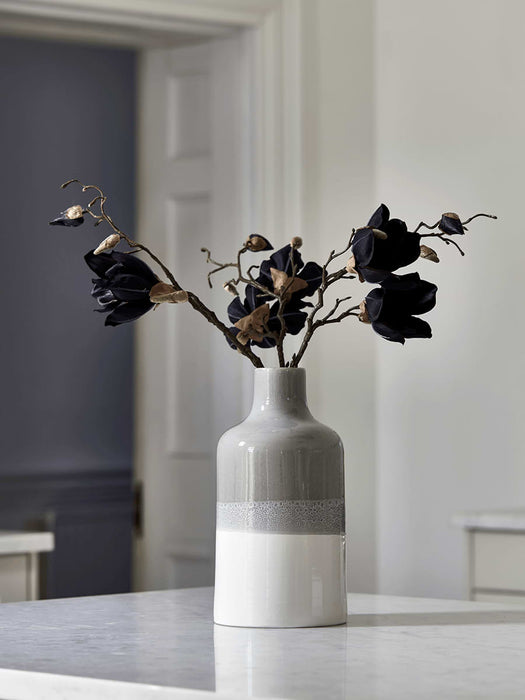 Grey Dip Glaze Vase