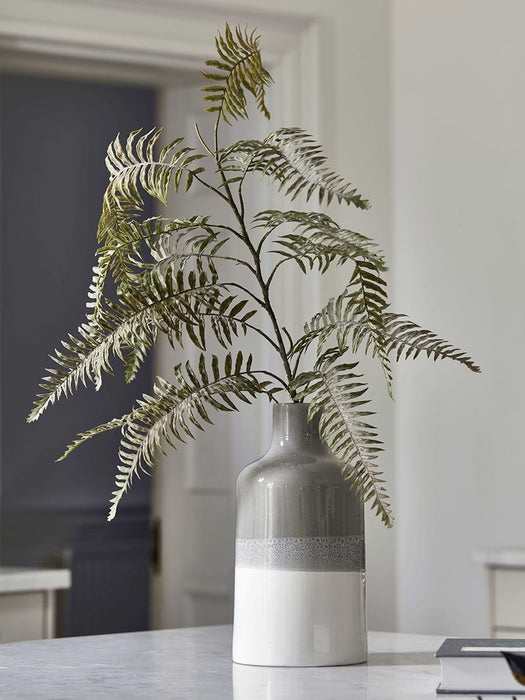 Grey Dip Glaze Vase