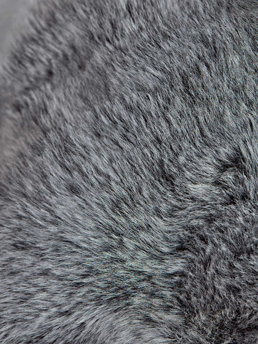 Shorthaired Graphite Sheepskin Hot Water Bottle Cover