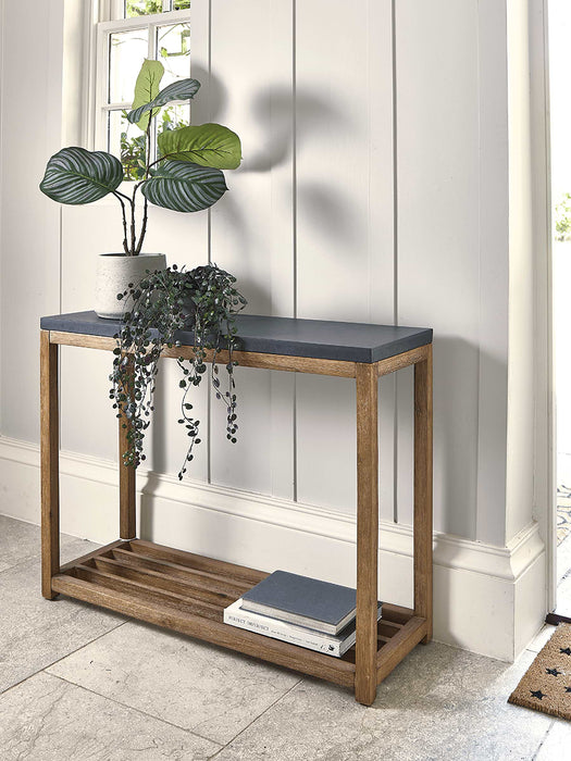 Grey Topped Console Table
