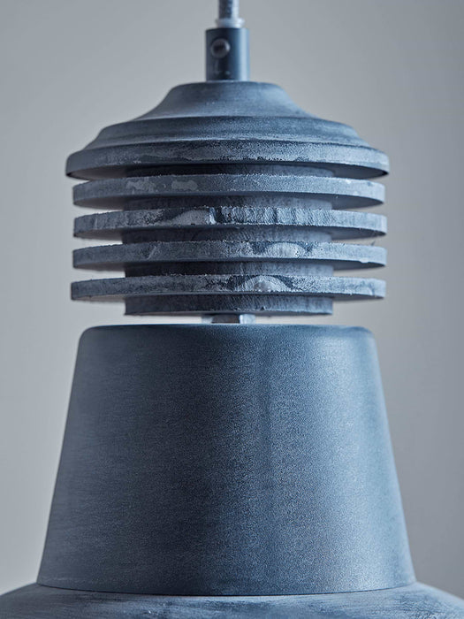 Greywash Industrial Pendant