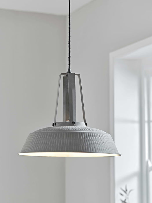 Grey Industrial Pendant