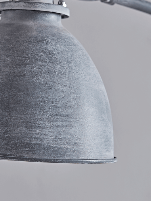 Greywash Industrial Floor Lamp
